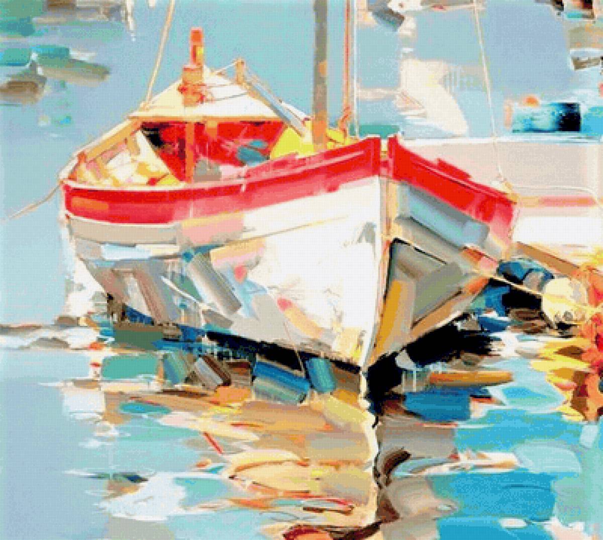 Boat - пейзажи - предпросмотр