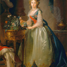 Оригинал схемы вышивки «Элизабет Виже-Лебрен. Луиза Мария Августа (Елизавета Алексеевна)» (№2184598)
