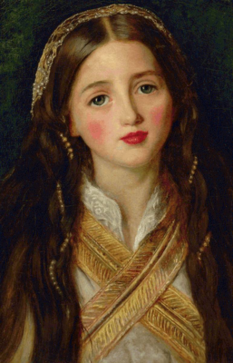 Схема вышивки «John Everett Millais. Элис Грей» (№2184864