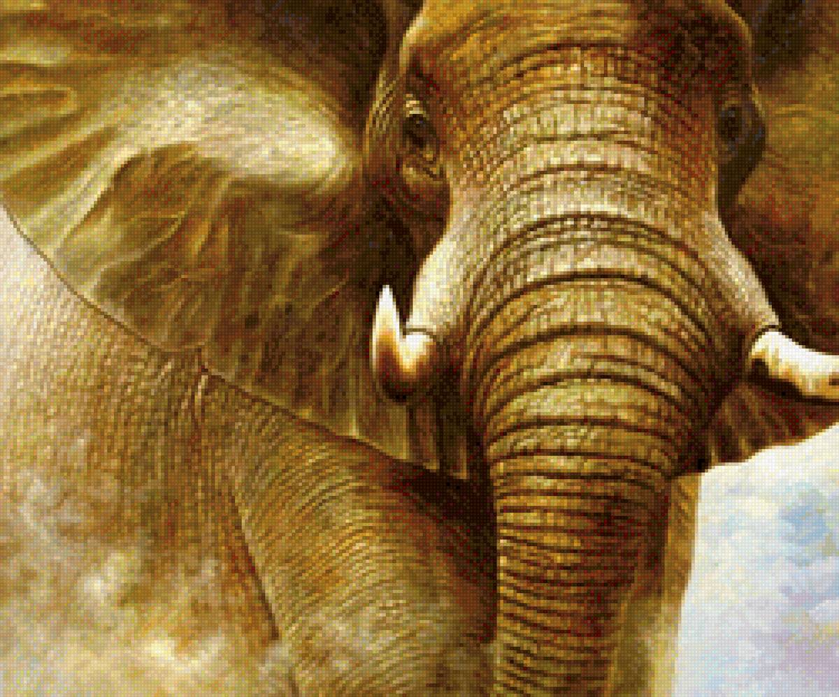 Слон - животные, слон, сила - предпросмотр