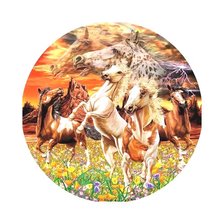 Схема вышивки «кони»