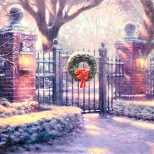 Схема вышивки «Скоро рождество»