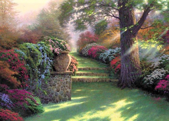 The park's alley - пейзажи - оригинал