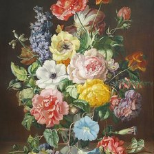 Оригинал схемы вышивки «kvety,váza» (№2185351)
