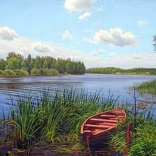 Схема вышивки «Пейзаж»