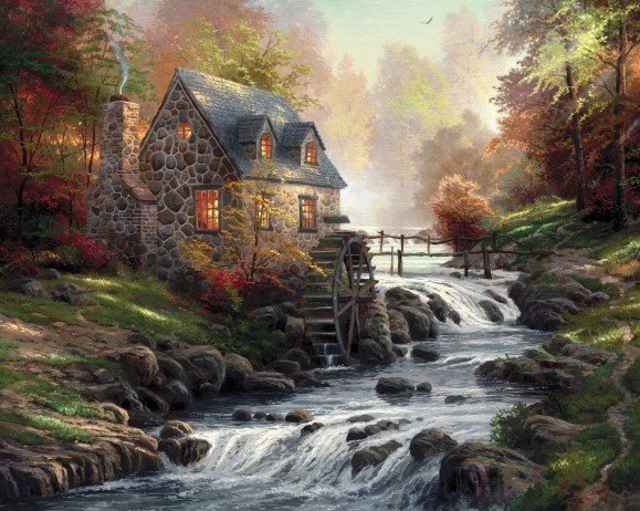 River mill house - пейзажи - оригинал