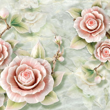 Схема вышивки «Панно цветочное»