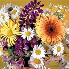 Схема вышивки «Букет цветов»