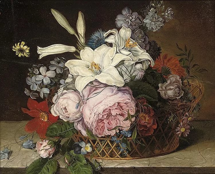 №2186280 - цветы, картина - оригинал