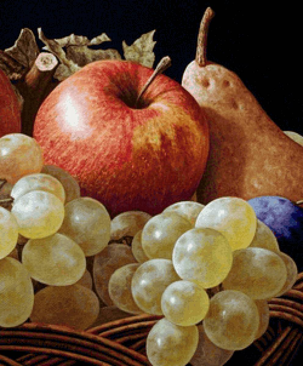 натюрморт - яблоки, фрукты - предпросмотр