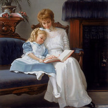 Схема вышивки «за чтением»