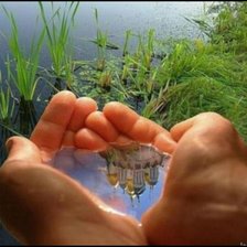 Схема вышивки «Храм в ладонях»