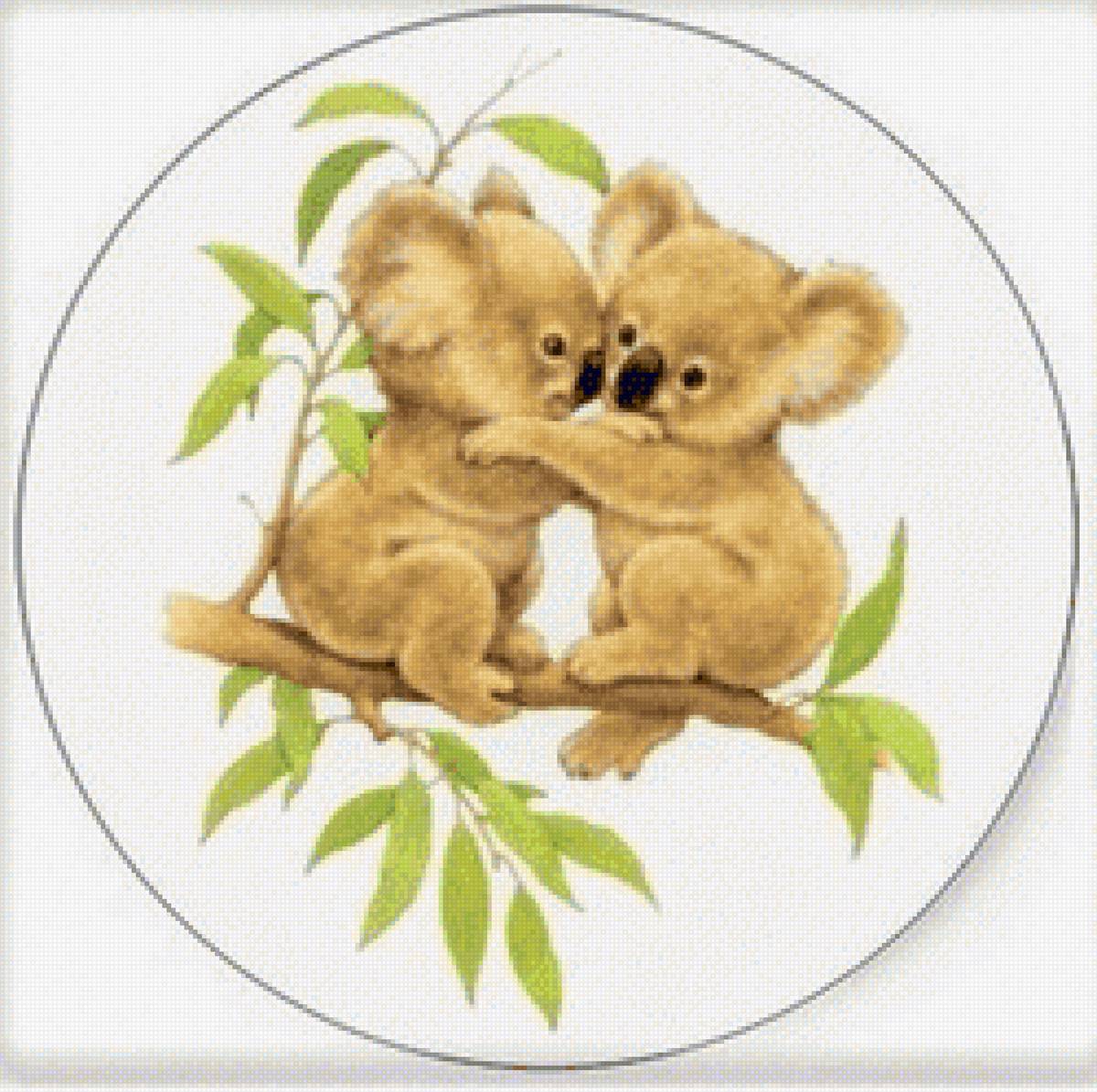 little playing koalas - животные - предпросмотр