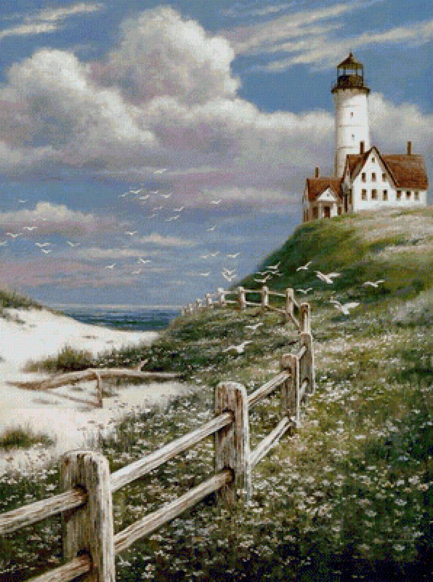 Маяк - море, маяк - предпросмотр