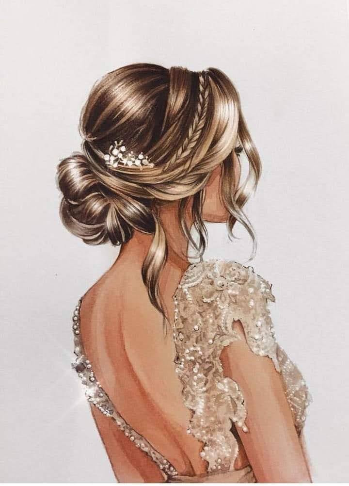 Mujer con traje de fiesta - оригинал