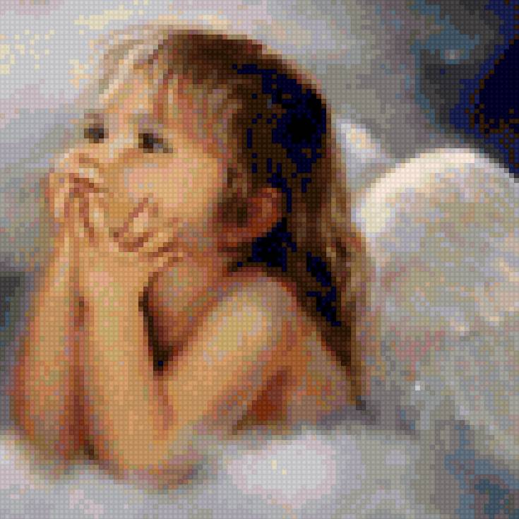 ангелочек - девочка, ангел - предпросмотр