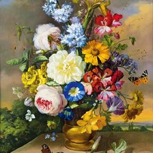 Схема вышивки «букет»