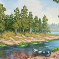 Схема вышивки «Пейзаж»