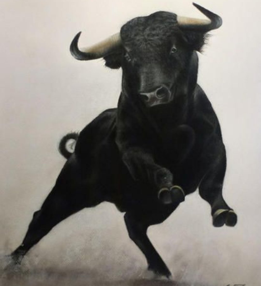 Бык 2021 - бык крупным планом - оригинал