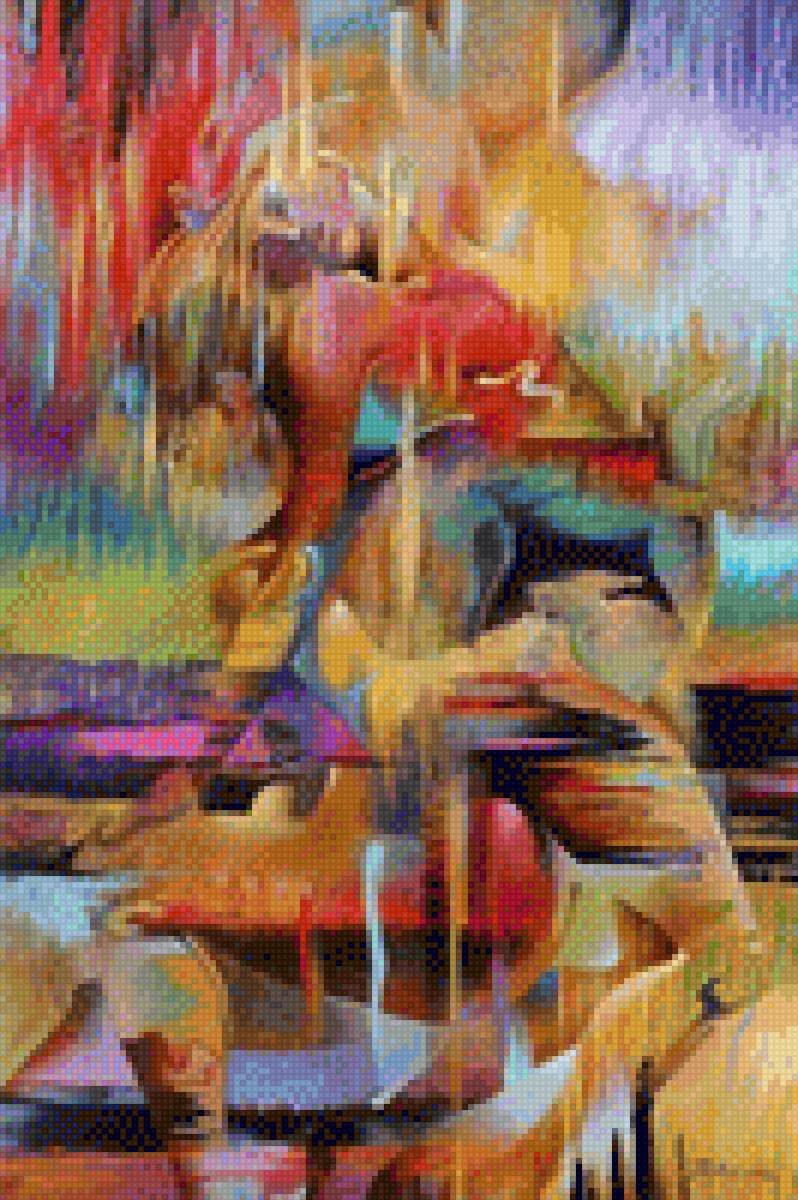 pintura abstrata - pintura - предпросмотр