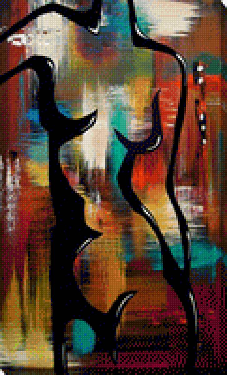 pintura abstrata - pintura - предпросмотр