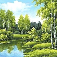 Схема вышивки «заводь»