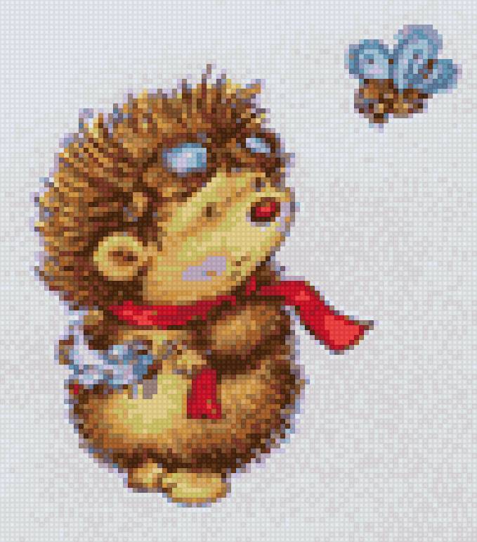 Ежик и пчела - предпросмотр