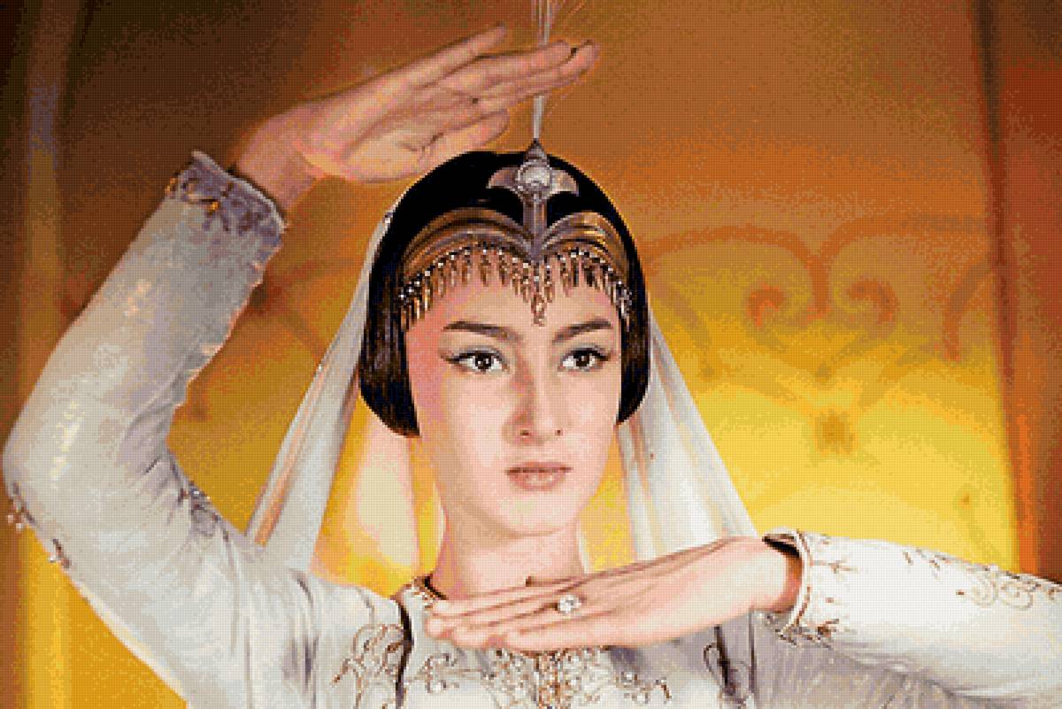 Додо Чаговадзе в роли царевны Будур - красавица, актриса, кино - предпросмотр