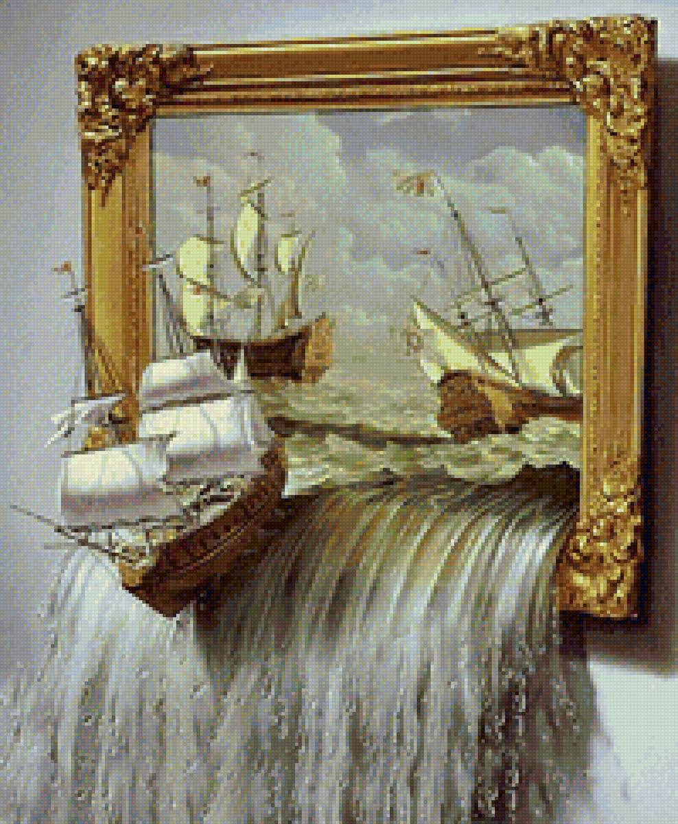 шхуна из картины - к тебе - море, корабли - предпросмотр