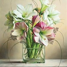 Схема вышивки «ЛИЛИИ»