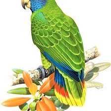 Схема вышивки «Australian birdes-Eklecktus»