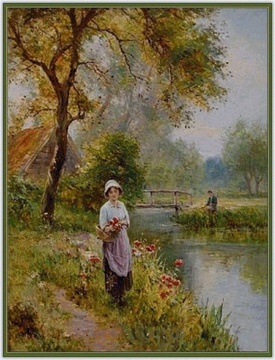 Деревенская идиллия - эрнст шарль уолборн - предпросмотр