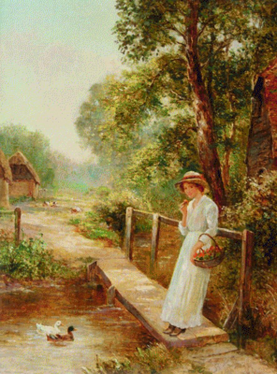 Деревенская идиллия - эрнст шарль уолборн - предпросмотр