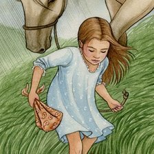 Схема вышивки «niña»