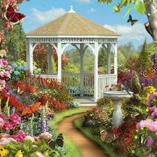 Цветущий сад