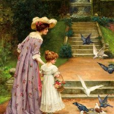 Схема вышивки «В собственном парке»