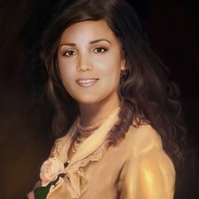 Схема вышивки «Портрет "Мама"»