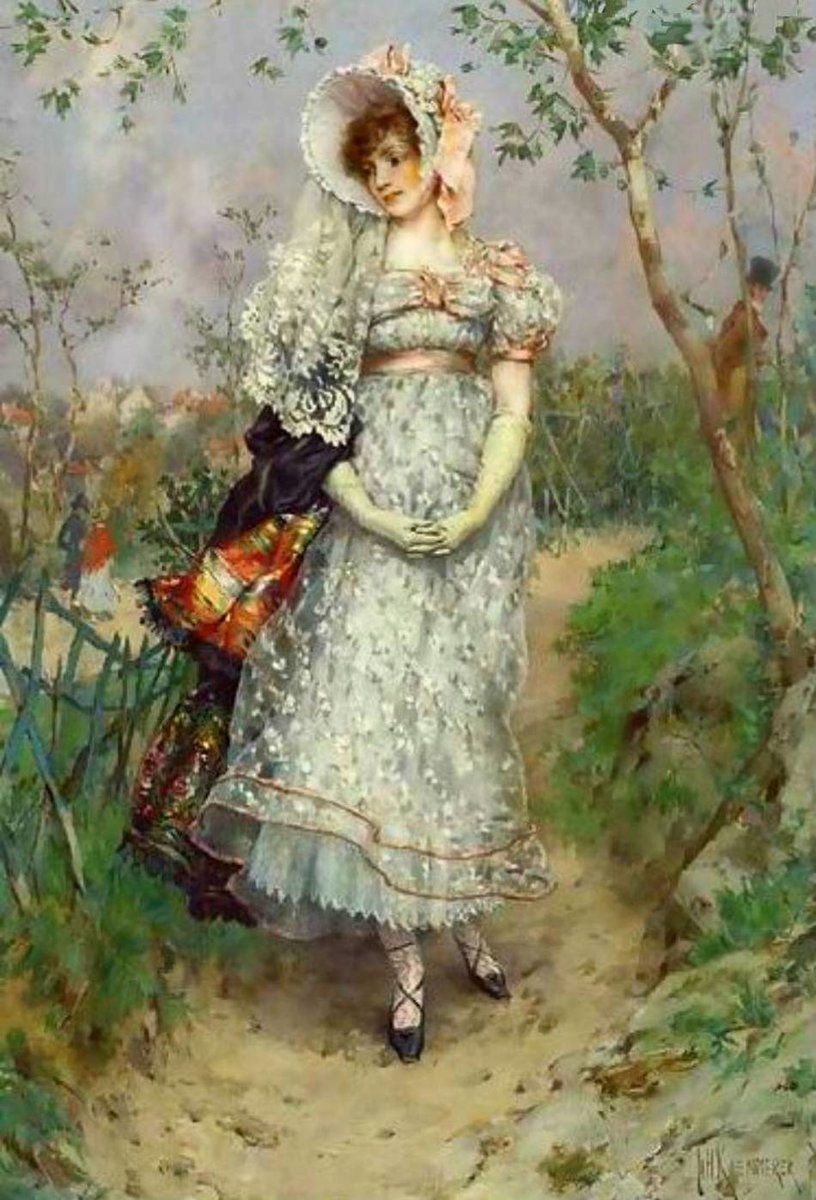 Романтичная мода. 19 век - фредерик хендрик кеммерер - оригинал