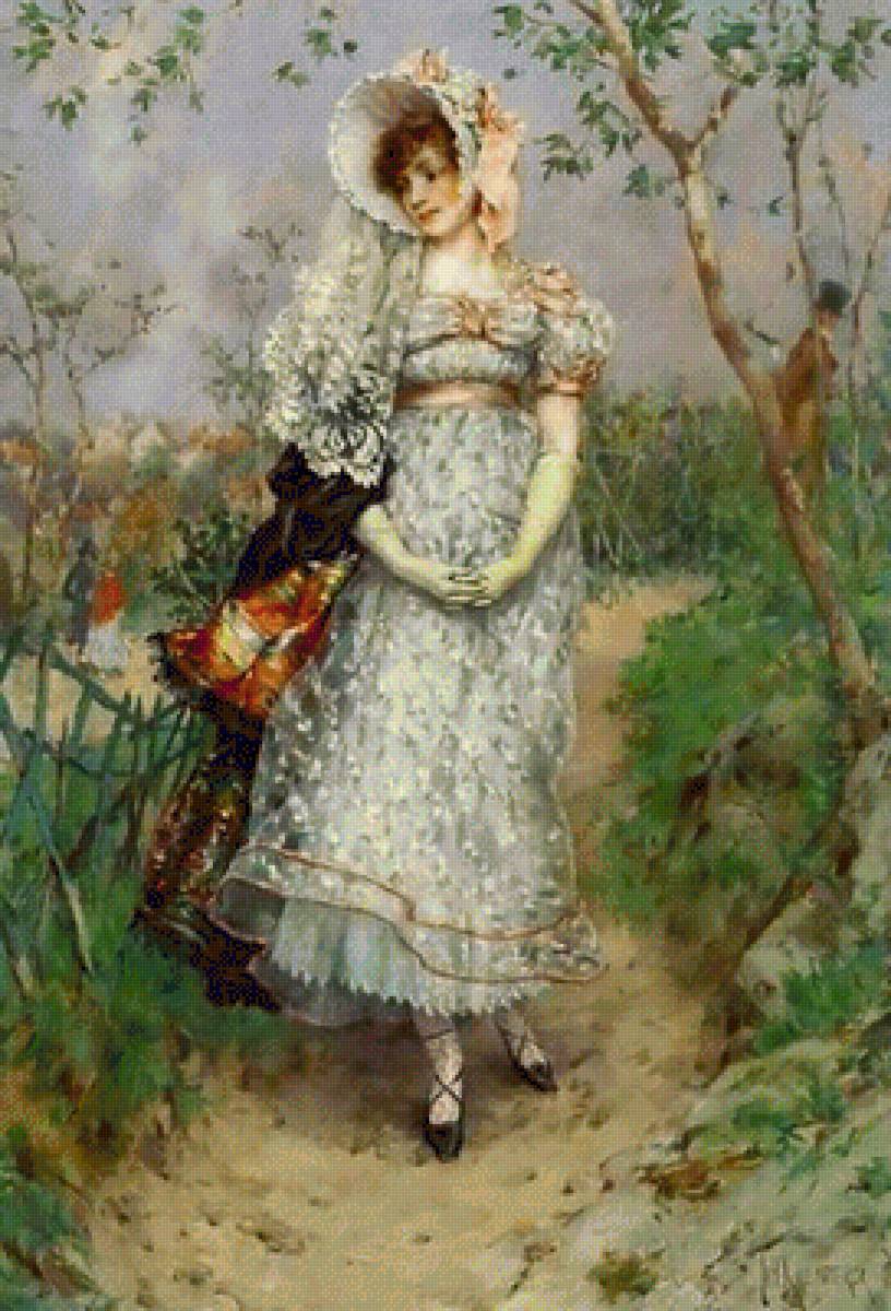 Романтичная мода. 19 век - фредерик хендрик кеммерер - предпросмотр