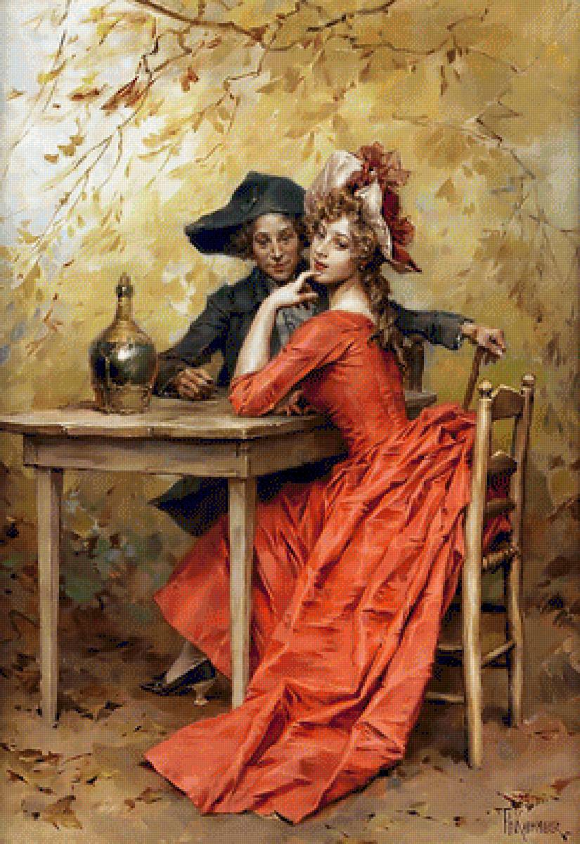 Романтичная мода. 19 век - фредерик хендрик кеммерер - предпросмотр