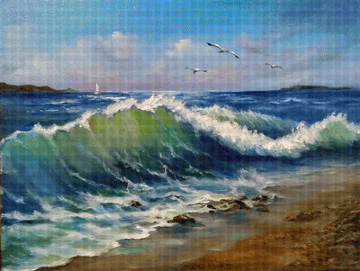 Море - волны, море, вода - предпросмотр