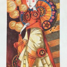 Схема вышивки «mujer»