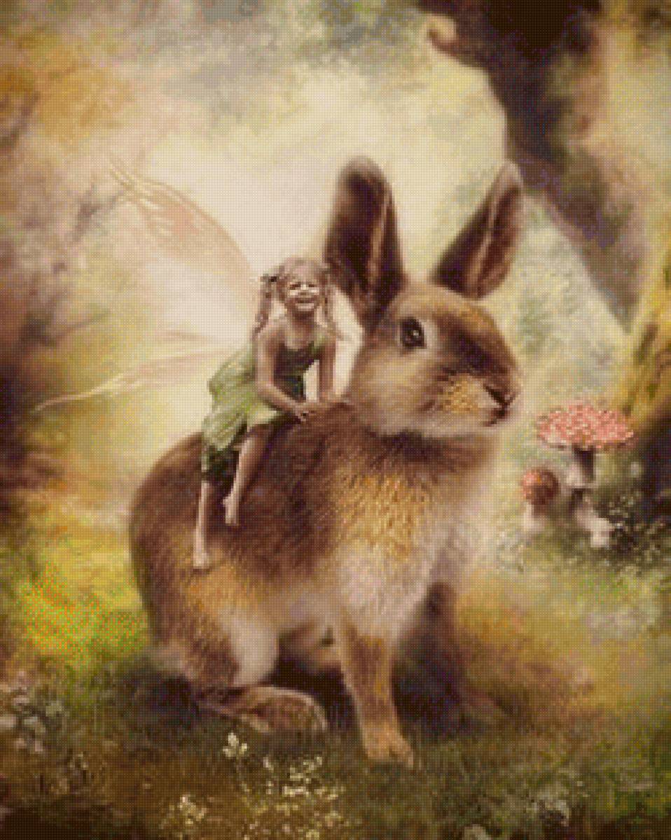 Сказка - кролик, фея, чудеса, сказка - предпросмотр
