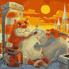 Схема вышивки «Последний ужин»