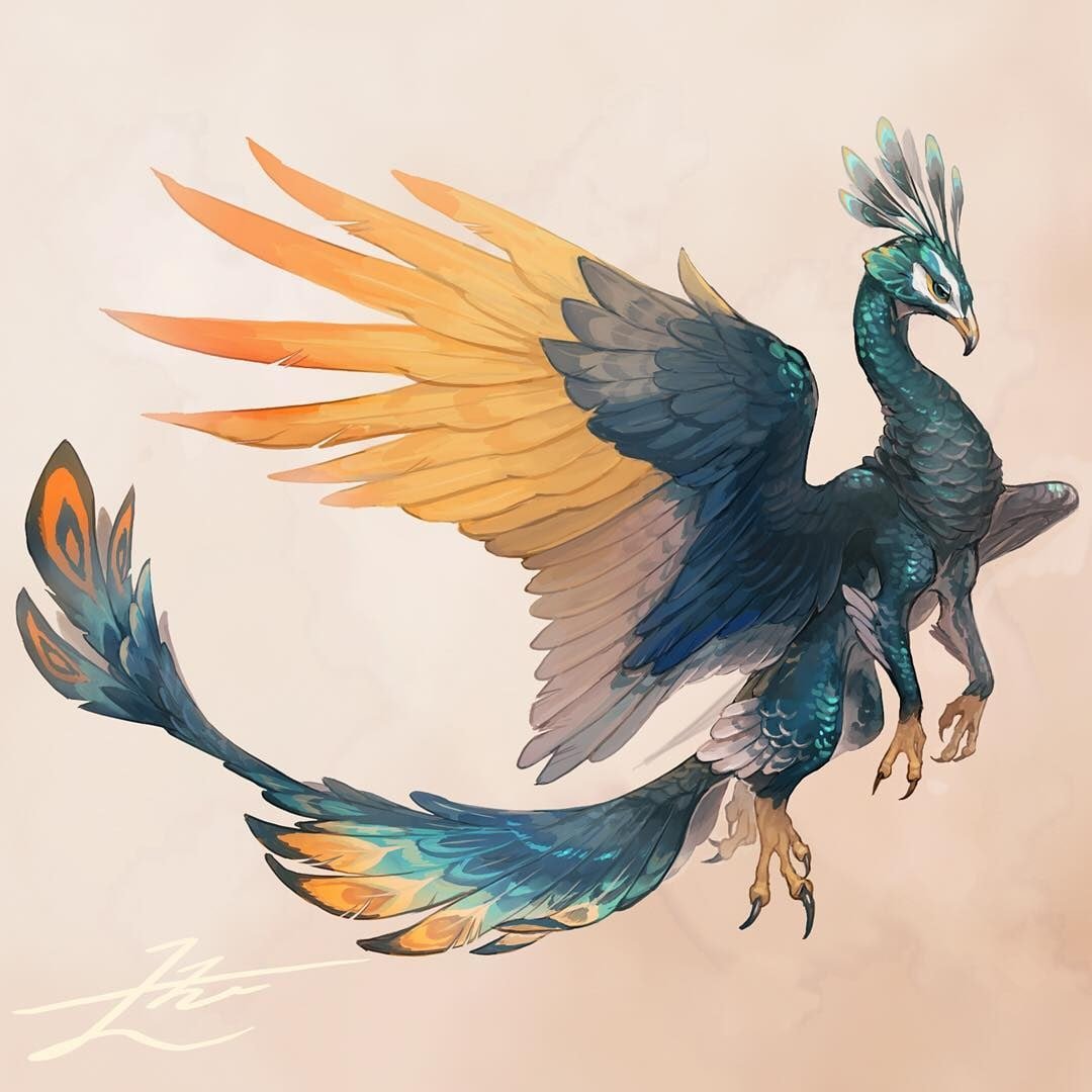 автор gomalemo - химеры, художники, фантастические звери - оригинал