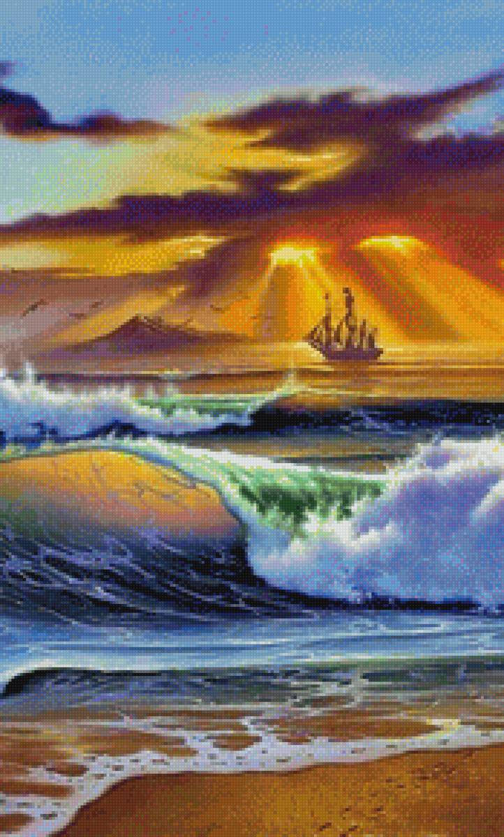 Рассвет на море  пнк кирова - рассвет, море - предпросмотр