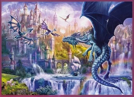 Замок дракона - замок, дракон - оригинал