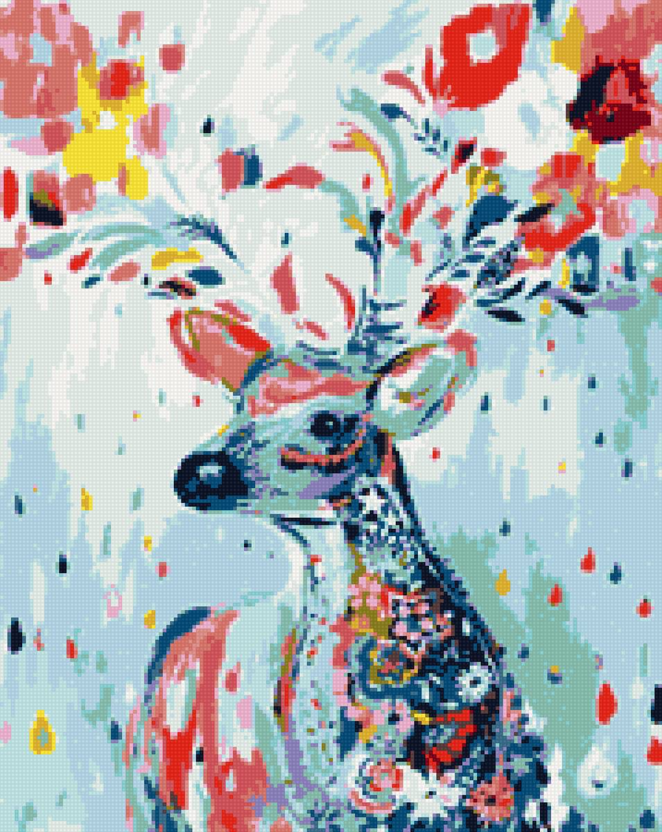 Олень - животные, олень - предпросмотр