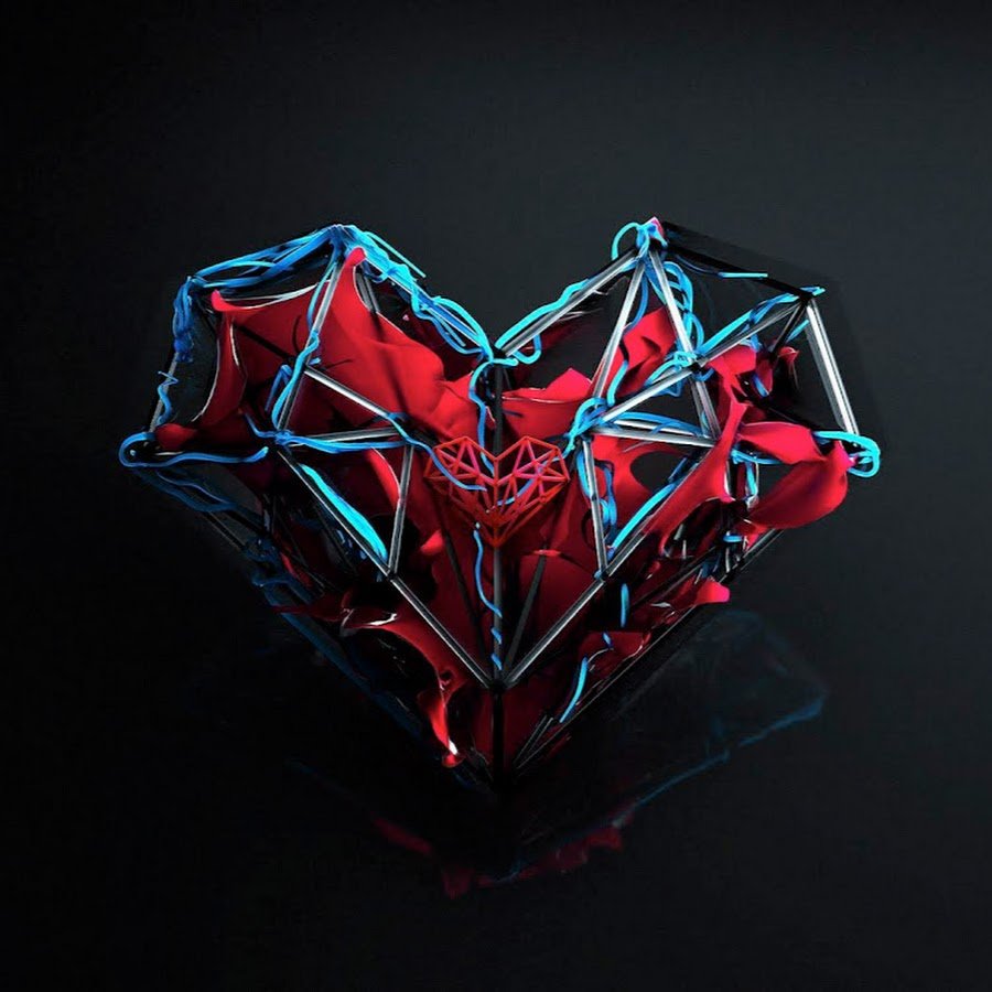 Сердце абстракция - оригинал