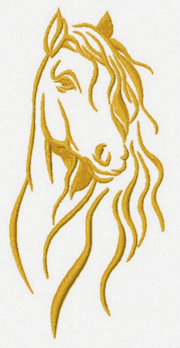 монохром3 - кони, природа, лошадь, лошади, настроение, живопись. - предпросмотр